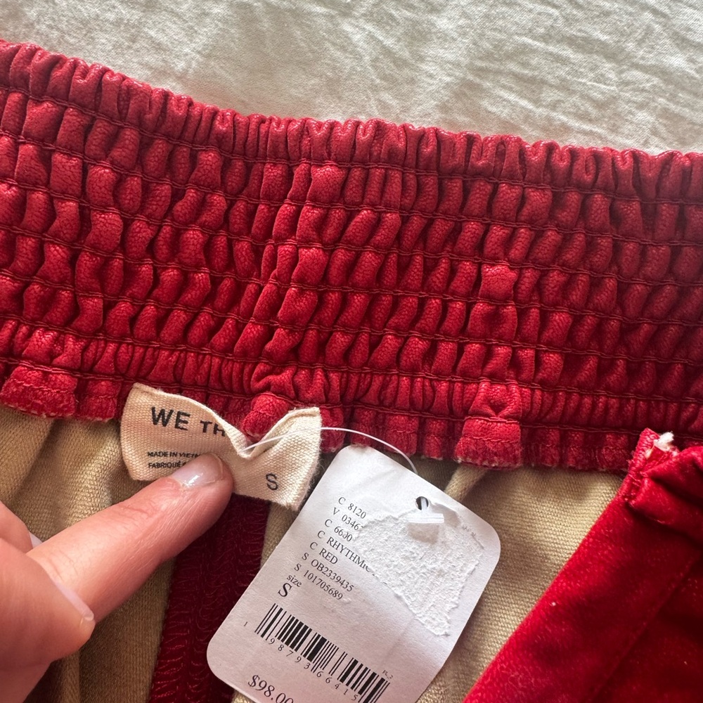 Free People Faux Suede SKORT Paradise Found - Picture 4 of 6